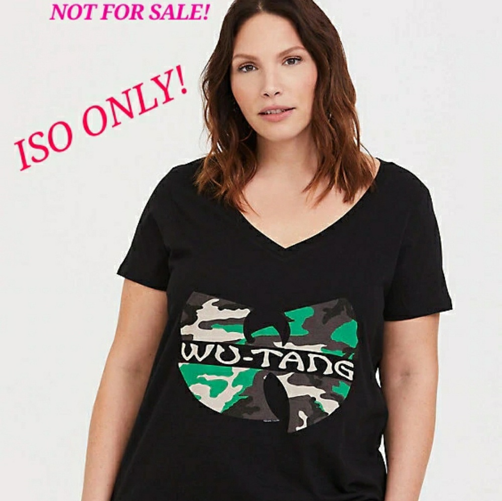 ISO Torrid Sz 5 BLACK & CAMO WU-TANG TEE